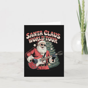 Carte Tournée mondiale de Santa Claus Rocking Around The