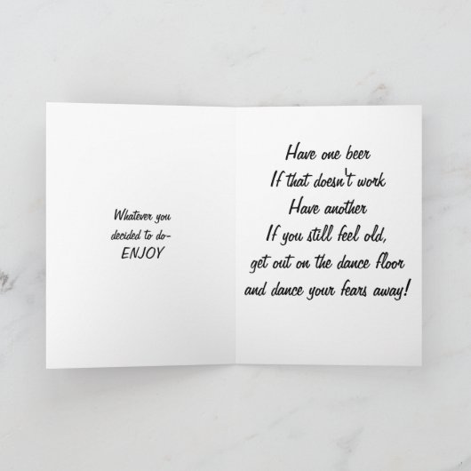 CARTE TOURNER 40-NE T'INQUIÈTE PAS (Intérieur)