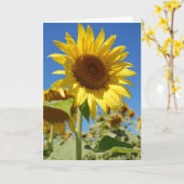 Carte Tournesol (Fleur jaune)