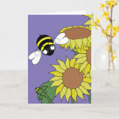 Carte Tournesol (Fleur jaune)