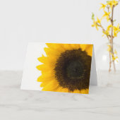 Carte tournesol (Fleur jaune)