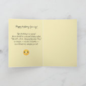 Carte Tournesol - Bonne grand-mère d'anniversaire ! (Intérieur)