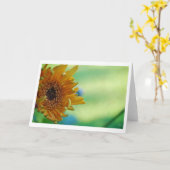 Carte Tournesol [Carte de voeux] (Fleur jaune)