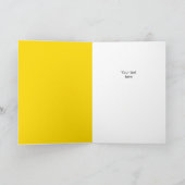 Carte Tournesol citation "Les fleurs sont du bonheur" (Intérieur)