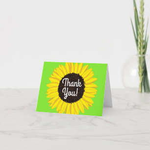 Carte Tournesol fête d'anniversaire