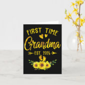 Carte Tournesol Grandma Est 2026 Promu À (Fleur jaune)