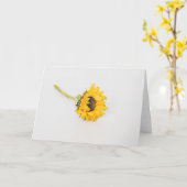 Carte Tournesol jaune (Fleur jaune)