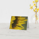 Carte Tournesol Macro (Fleur jaune)