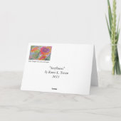 Carte "Tournesols " (Dos)