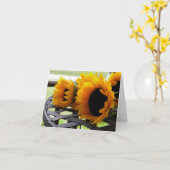 Carte Tournesols (Fleur jaune)