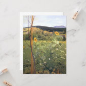 Carte Tournesols (par Jacek Malczewski) (Devant/Arrière en situation)
