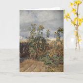 Carte Tournesols sur une plage | Thorvald Niss (Fleur jaune)