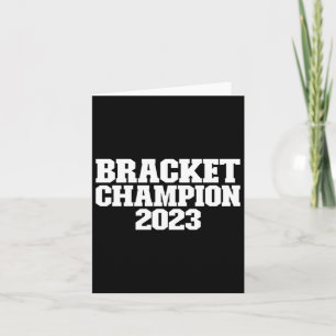 Carte Tournoi de basket-ball 2023 du Champion du support