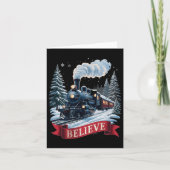 Carte Tous à bord Express polaire Noël Pôle Nord Noël (Devant)