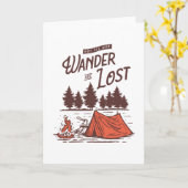 Carte Tous ceux qui errent ne sont pas perdus (Fleur jaune)