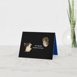 Carte Tous ceux qui errent ne sont pas perdus