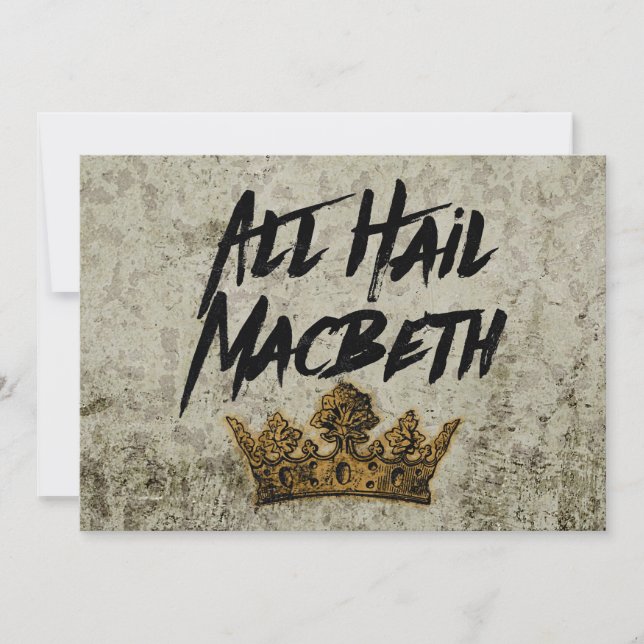 Carte Tous Hail Macbeth (Devant)