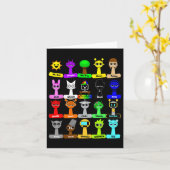 Carte Tous Jouets Sprunki Garçons Filles Décoration Anni (Fleur jaune)