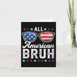 Carte Tous les Américains 4 juillet Boys Patriotic Usa T