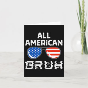 Carte Tous les Américains 4 juillet Boys Patriotic Usa T