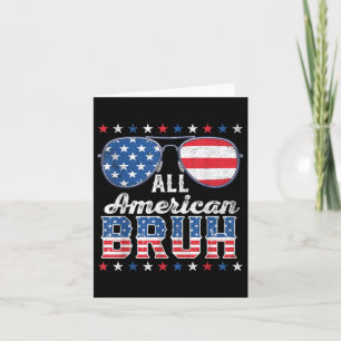 Carte Tous les Américains 4 juillet Boys Patriotic Usa T
