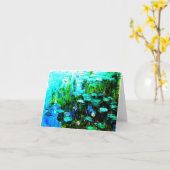 Carte Tous les anciens Monet "nympheas" (Fleur jaune)