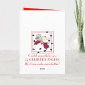 Carte "Tous les chiens sont des anges" Note Card de Gull (Dos)