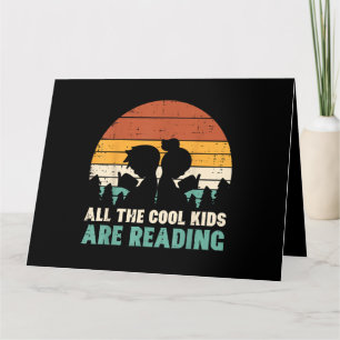 Carte Tous Les Enfants Lisent Retro Lire Livre Lover Boy