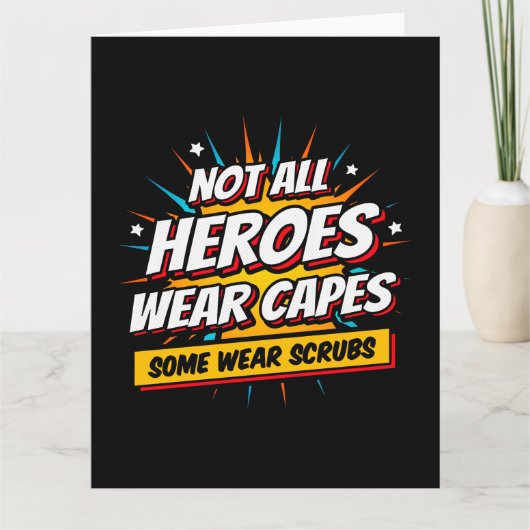 Carte Tous les héros ne portent pas caps Infirmière appr (Devant)