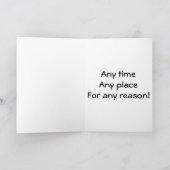 Carte TOUS LES JOURS, À TOUT MOMENT, PARTout-JE SERAI LÀ (Intérieur)