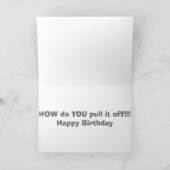 CARTE TOUS LES JOURS (ANNIVERSAIRE), LES TWIN PULLS SONT (Intérieur)