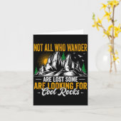 Carte Tous les randonneurs perdus ne sont pas perdus Drô (Fleur jaune)