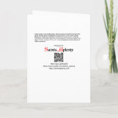 Carte Tous les saints (RLS 19) Salutation blanche (Dos)