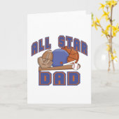 Carte Tous les sports Star Papa (Fleur jaune)