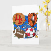 Carte Tous les T-shirts et cadeaux Star 4e anniversaire (Fleur jaune)