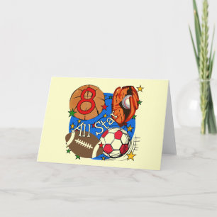 Carte Tous les T-shirts et cadeaux Star 8th Birthday