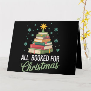 Carte Tous Réservés Pour Noël Arbre Livres Enseignant No