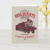 Carte Tout À Bord De L'Express Hogwarts (Fleur jaune)
