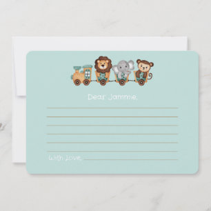 Carte TOUT À BORD Train Fiesta Anniversaire heure Capsul