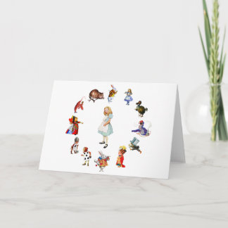 CARTE TOUT AUTOUR D'ALICE