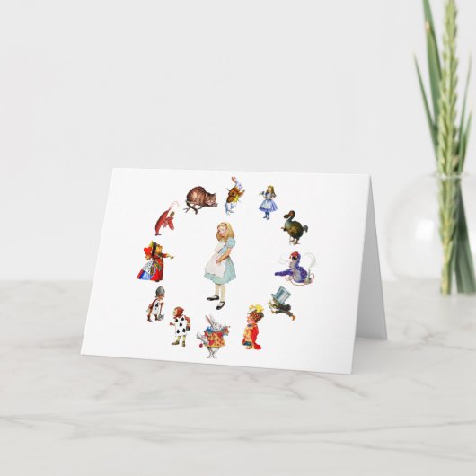 CARTE TOUT AUTOUR D'ALICE (Devant)