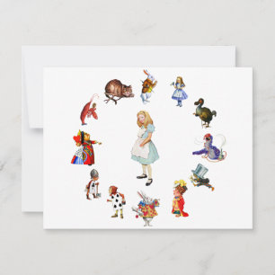 CARTE TOUT AUTOUR D'ALICE