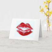 CARTE TOUT CE DONT JE PEUX PENSER, C'EST "VOUS EMBRASSER (Fleur jaune)