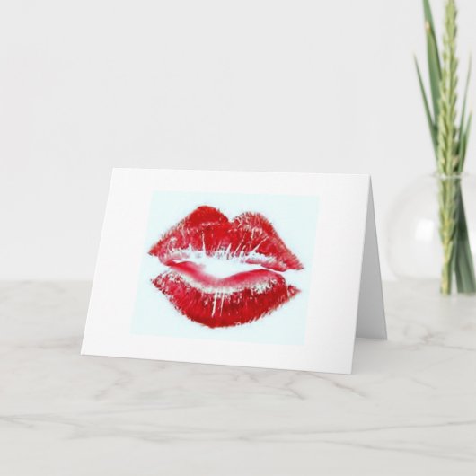 CARTE TOUT CE DONT JE PEUX PENSER, C'EST "VOUS EMBRASSER (Devant)