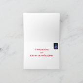 CARTE "TOUT CE DONT NOUS AVONS BESOIN, C'EST UN MALHEURE (Intérieur)