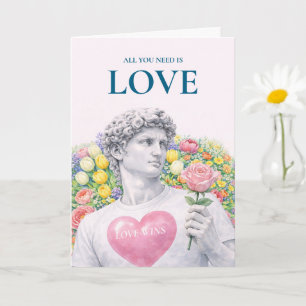 Carte Tout ce dont vous avez besoin c'est d'amour – Cart