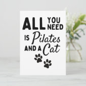 Carte Tout ce dont vous avez besoin, c'est des pilates e (Debout devant)