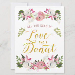 Carte Tout ce dont vous avez besoin est l'amour et un pa