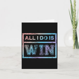 Carte Tout ce que je fais est la victoire - Motivational