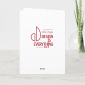 Carte Tout ce que je veux...Carte de Noël (Dos)